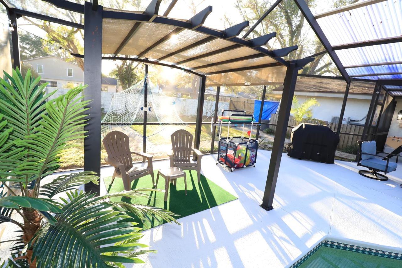 Boho Oasis With Pool- Paradise For Work & Fun แทมปา ภายนอก รูปภาพ