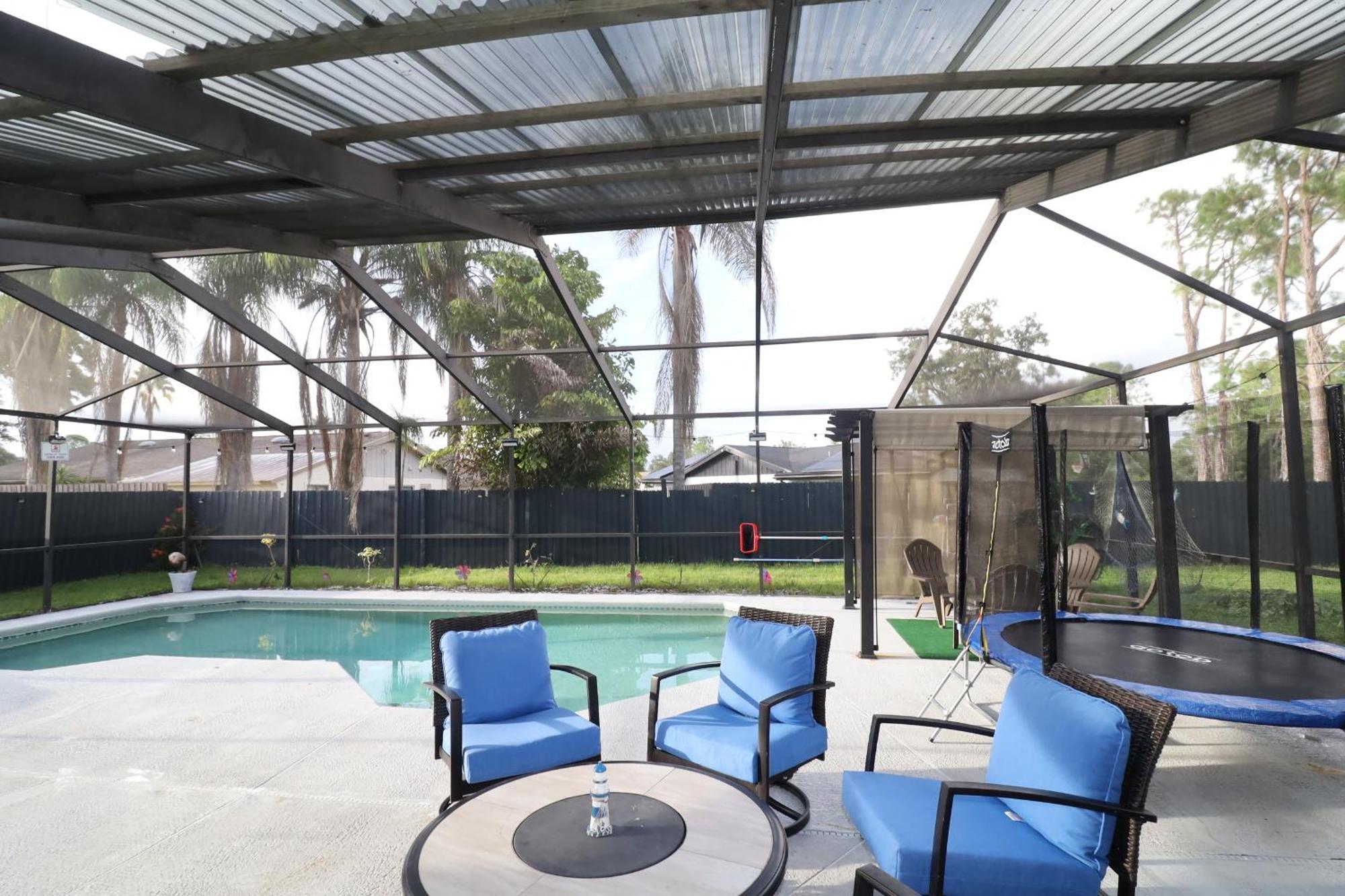 Boho Oasis With Pool- Paradise For Work & Fun แทมปา ภายนอก รูปภาพ