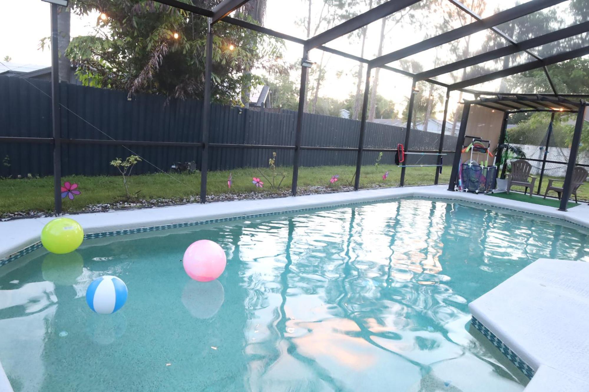 Boho Oasis With Pool- Paradise For Work & Fun แทมปา ภายนอก รูปภาพ