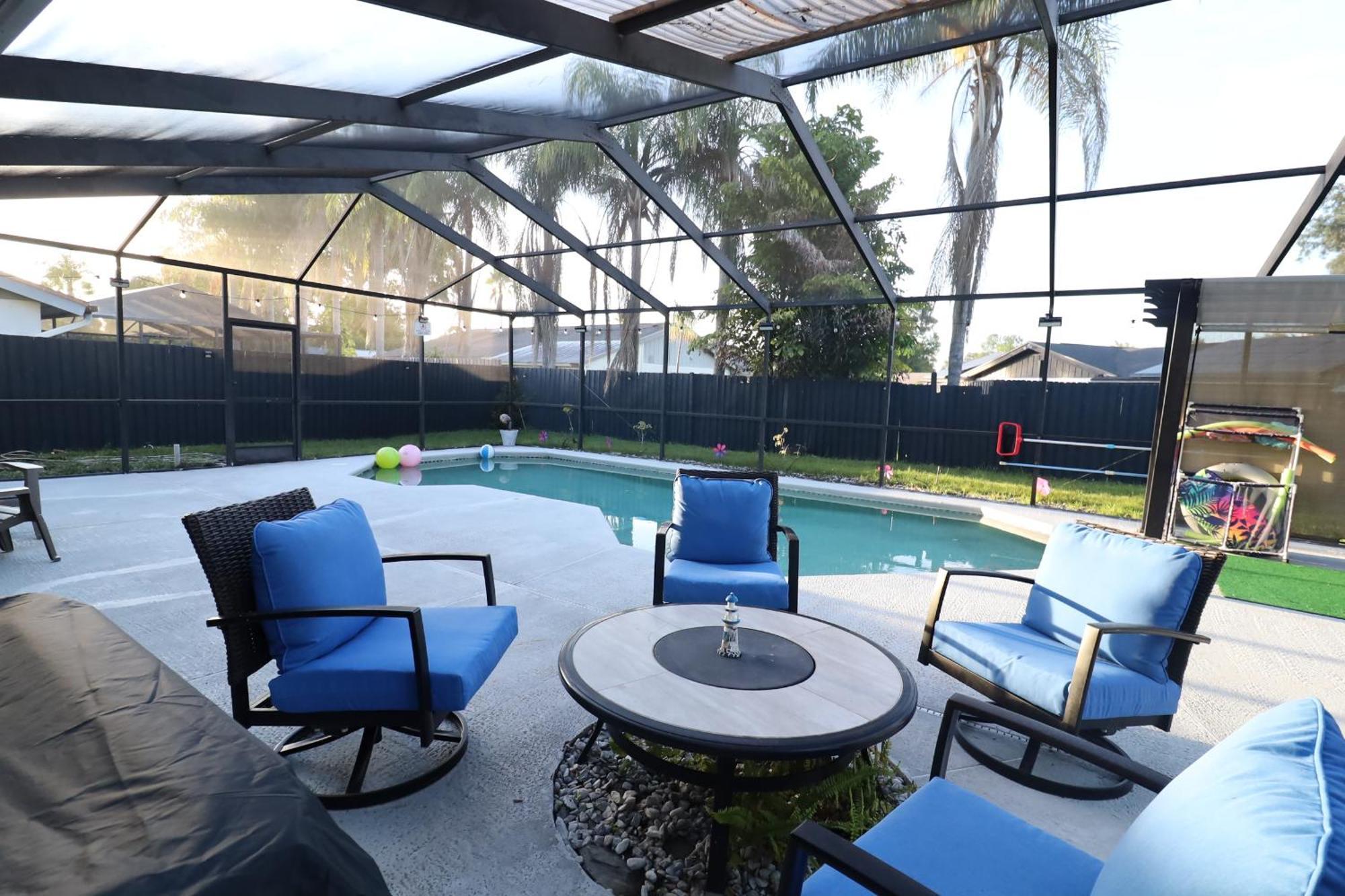 Boho Oasis With Pool- Paradise For Work & Fun แทมปา ภายนอก รูปภาพ
